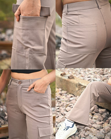 Light Brown Cargo Trousers